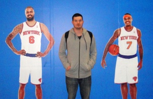Matt, just hanging with the Knicks...